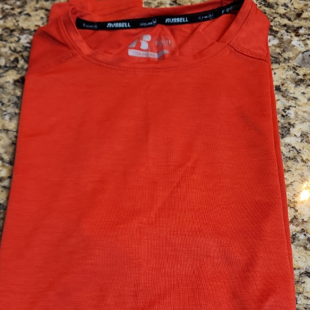 Russell Athletic Men's Bright Red Short Sleeve Tee